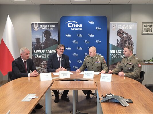 Enea Operator zawarła porozumienie o współpracy z Dowództwem Wojsk Obrony Terytorialnej (5)