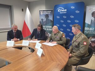 Enea Operator zawarła porozumienie o współpracy z Dowództwem Wojsk Obrony Terytorialnej (2)