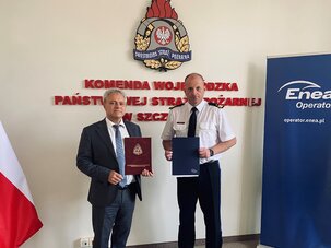 Enea Operator i zachodniopomorska Państwowa Straż Pożarna z nowym porozumieniem (2)