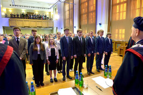 Ślubowanie studentów. Fot. Krzysztof Krzempek / Politechnika Gdańska