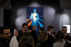 Rzym_Wernisaz obrazow Jezusa Milosiernego foto Stefano Dal Pozzolo Fundacja Swietego Mikolaja.JPG