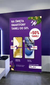Play na święta cały w prezentach! Smartfony z abonamentem taniej do 50 ! (4) 