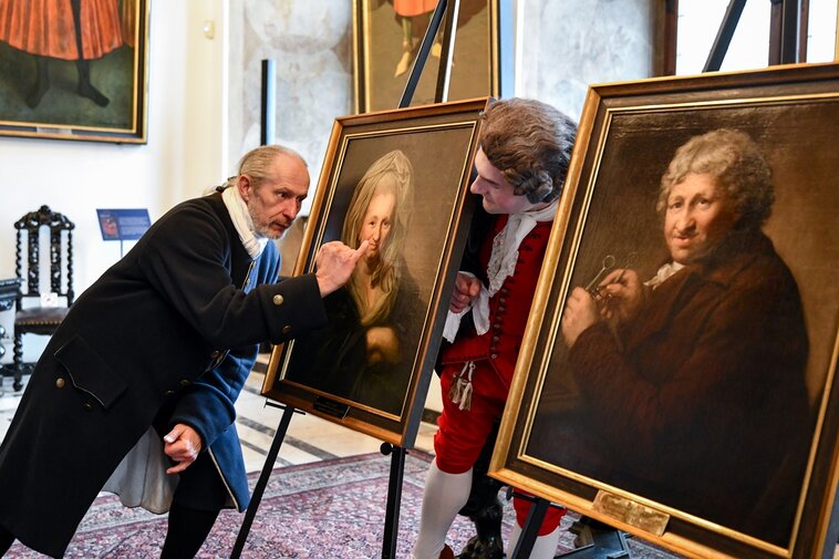 Prezentacja portretów Chodowieckich  fot Agnieszka Grabowska Muzeum Gdańska (13)