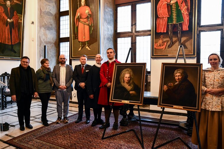 Prezentacja portretów Chodowieckich  fot Agnieszka Grabowska Muzeum Gdańska (10)