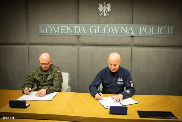 Porozumienie pomiędzy Dowódcą WOT a Komendantem Głównym Policji