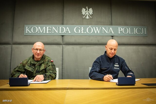 Porozumienie pomiędzy Dowódcą WOT a Komendantem Głównym Policji