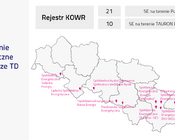 Spółdzielnie energetyczne - mapa