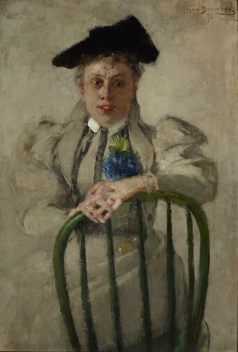 Olga Boznańska portret Ireny małe
