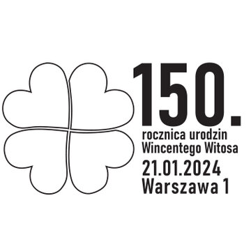 150. rocznica urodzin Witosa datownik 