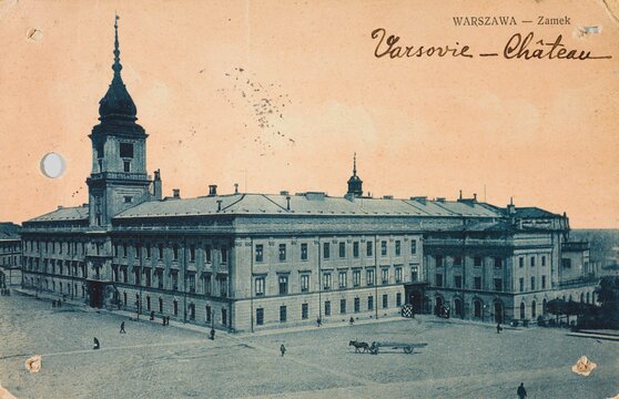 Zamek od strony południowo-zachodniej, 1873-1884, wyd brak, [po 1905] Archiwum Zamek Królewski w War