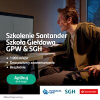 Szkolenie Santander Szkoła Giełdowa GPW&SGH
    
