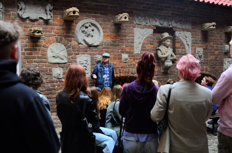 Spacer edukacyjny po Gdańsku organizowany przez Muzeum Gdańska. Fot. P. Wilczyńska