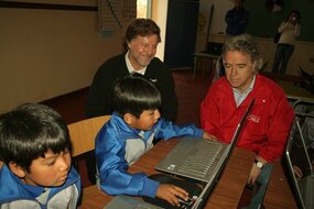 Photo: Rural school connected