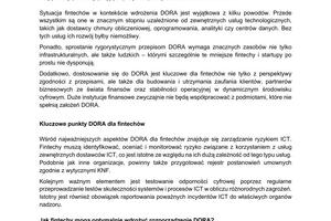 DORA uderza w fintechy- czy nowe przepisy zagrożą innowacyjnym firmom