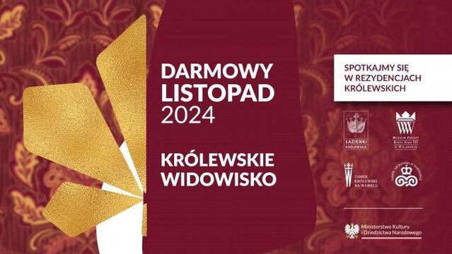 Darmowy Listopad w Rezydencjach Królewskich_grafika