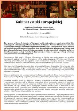 Gabinet sztuki europejskiej_inf.prasowa 