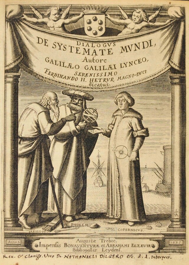 Galileusz „Dialogus de systemate mundi”, 1635