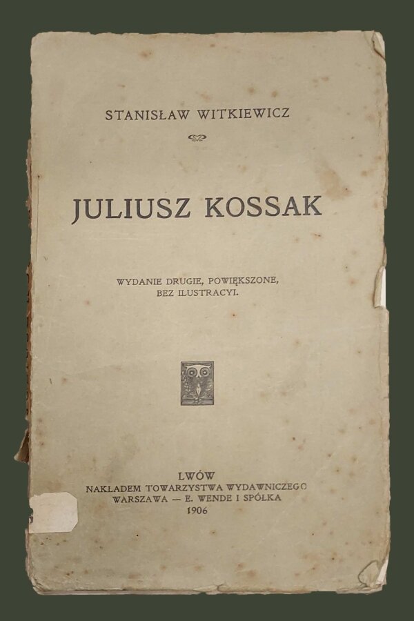 Stanisław Witkiewicz “Juliusz Kossak”, 1906