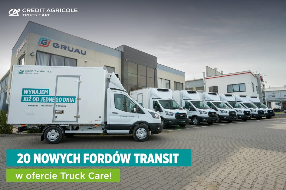 Ford Transit we flocie Truck Care. 20 modeli z zabudową izotermiczną trafia do oferty wynajmu krótkoterminowego
