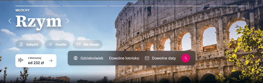 2024 02 09 Rzym inspiracje by eSky header