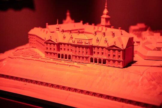 Architectural model_Saxon Wing_Saxon Visions. The Architecture of Power_the Royal Castle  in Warsaw
