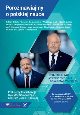 Porozmawiajmy o nauce plakat