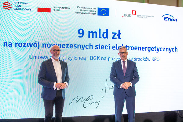 Enea pozyskała ponad 9 mld zł z BGK na rozwój nowoczesnej sieci dystrybucyjnej w ramach KPO (3)
