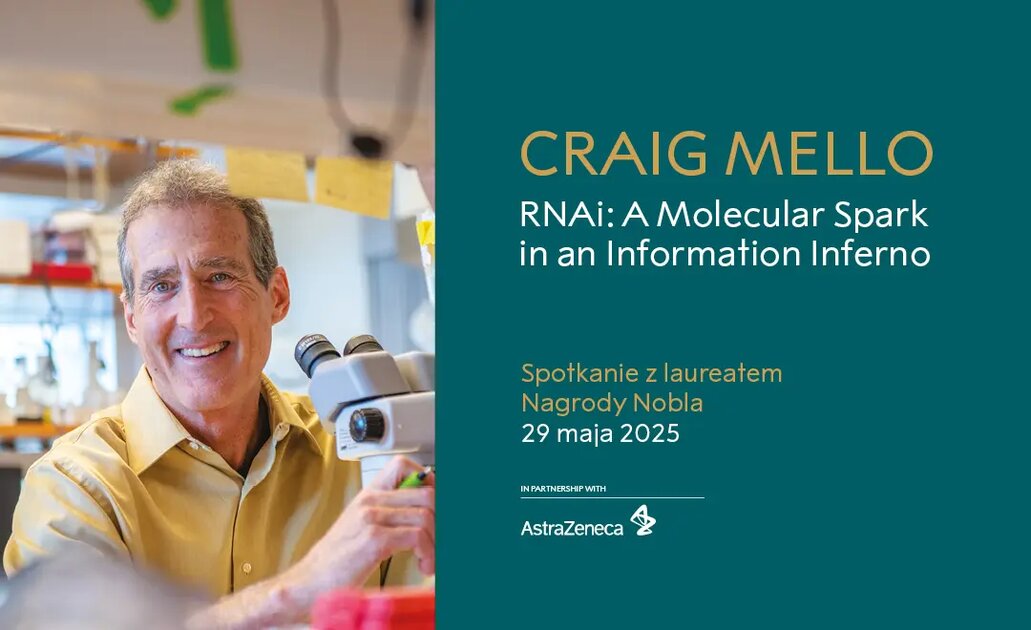 Spotkanie z laureatem Nagrody Nobla Craigiem C. Mello
