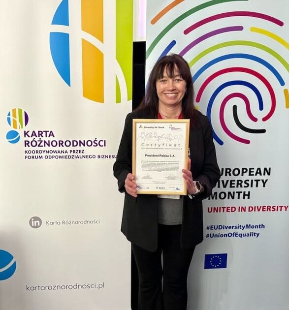 Provident Polska po raz piąty z certyfikatem Diversity IN Check