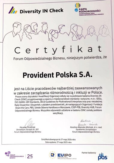 Certyfikat FOB
