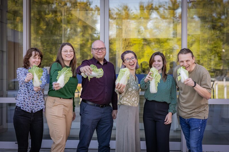 Na zdj. od lewej: mgr inż. Stefania Wolff (WFTiMS PG i IMP PAN), mgr Angelika Łepek (WFTiMS PG), prof. Jacek Ryl (WFTiMS PG), dr hab. inż. Katarzyna Siuzdak, prof. IMP PAN (IMP PAN), dr inż. Wiktoria Lipińska (IMP PAN, absolwentka PG), dr hab. inż. Andrzej Nowak, prof. PG (WChem PG). Fot. Krzysztof Mystkowski / Politechnika Gdańska