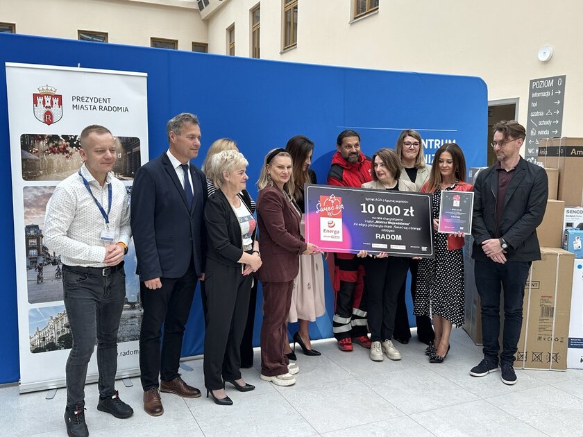 Nagrody dla Radomia za zajęcie I miejsca w plebiscycie „Świeć się z Energą” w województwie mazowieckim