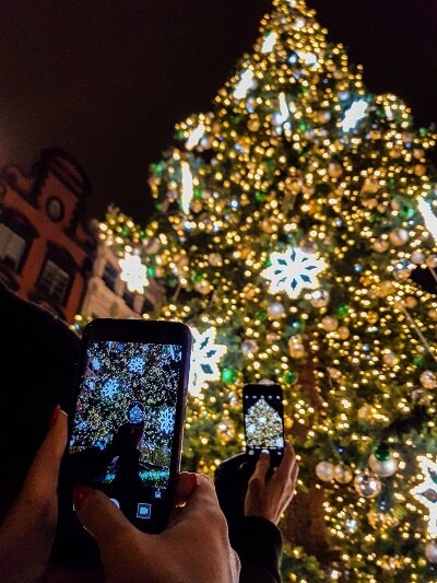 Świąteczna fotografia mobilna fot. Karol Przybyła