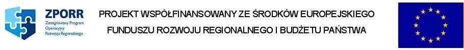 UE i ZPORR współfinansują projekt 