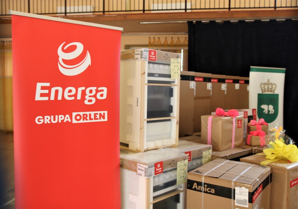 Nagrody za zajęcie 1. miejsca w konkursie "Świeć się z Energą"