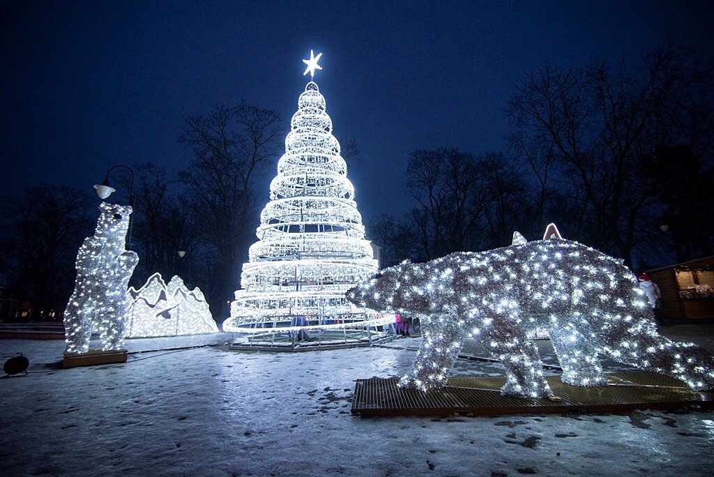 Świąteczne iluminacje w Aleksandrowie Łódzkim