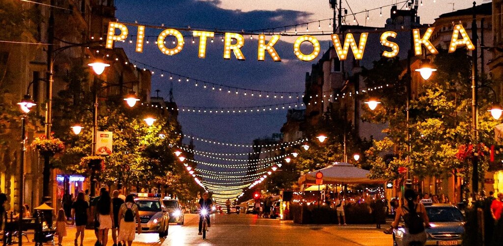 Świąteczne iluminacje w Łodzi