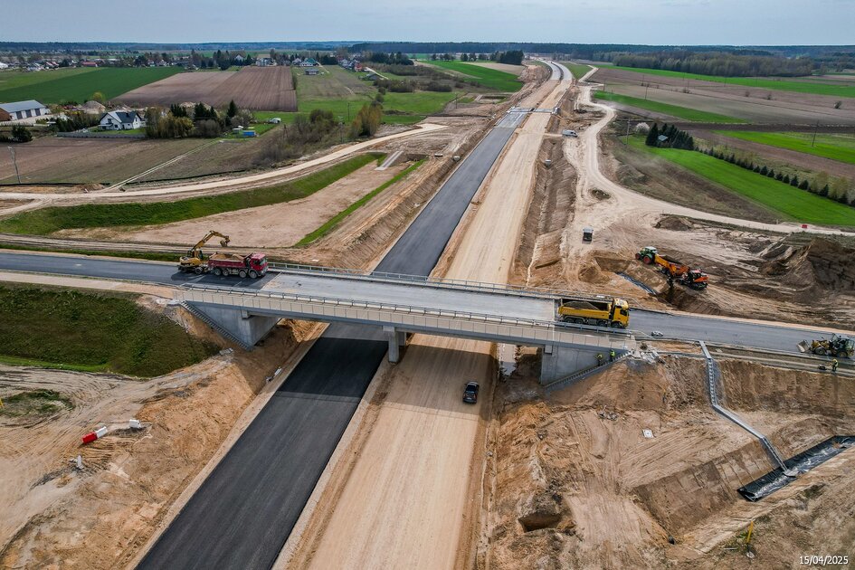 Budimex osiągnął 80% zaawansowania robót na ‎odcinku S19 Haćki – Bielsk Podlaski