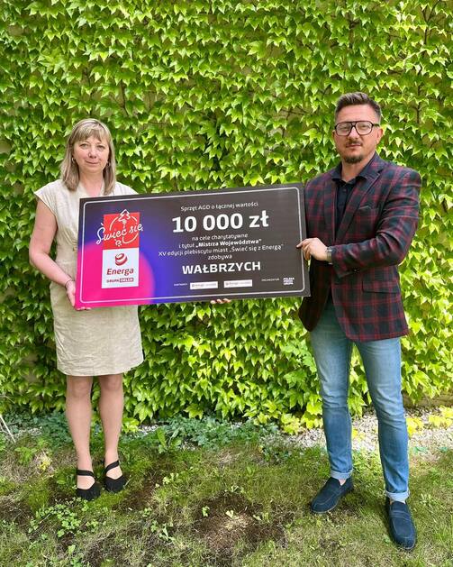 Nagrody dla Wałbrzycha za zajęcie I miejsca w plebiscycie „Świeć się z Energą” w województwie dolnośląskim