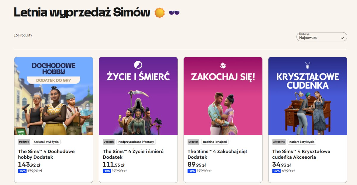 Ciesz się słońcem dzięki letniej wyprzedaży The Sims 4