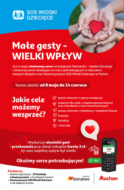 Blisko 270 tysięcy złotych zostało zebranych w ramach kampanii „Małe gesty, wielki wpływ”