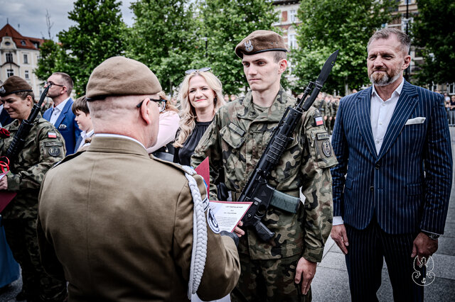 Przysięga wojskowa 17 Opolska Brygada OT, Opole