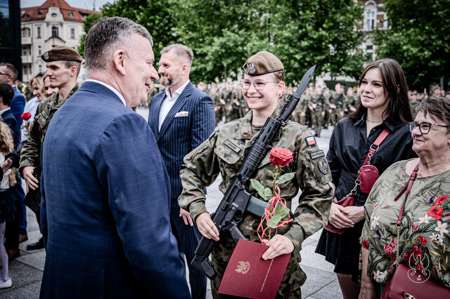 Przysięga wojskowa 17 Opolska Brygada OT, Opole