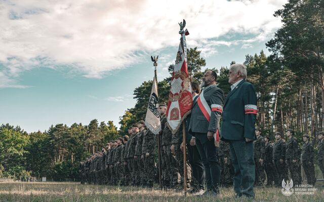 Przysięga wojskowa 18 Stołeczna Brygada OT, Palmiry