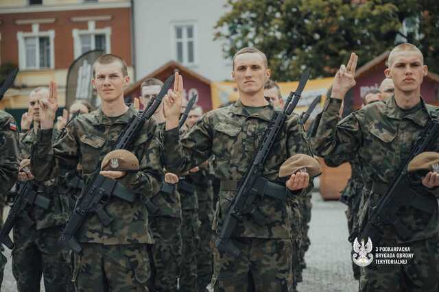 Przysięga wojskowa 3 Podkarpacka Brygada OT, Jasło