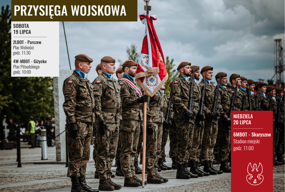 Przysięgi, awanse i wręczenie Chorągwi Wojska Polskiego