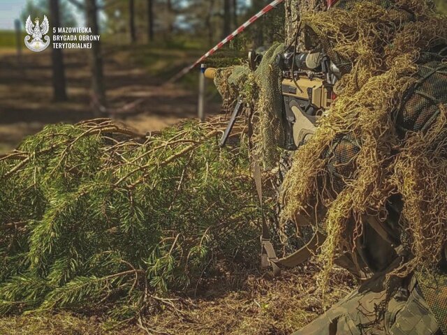 Żołnierz 5 Mazowieckiej BOT na międzynarodowych zawodach snajperskich w Finlandii