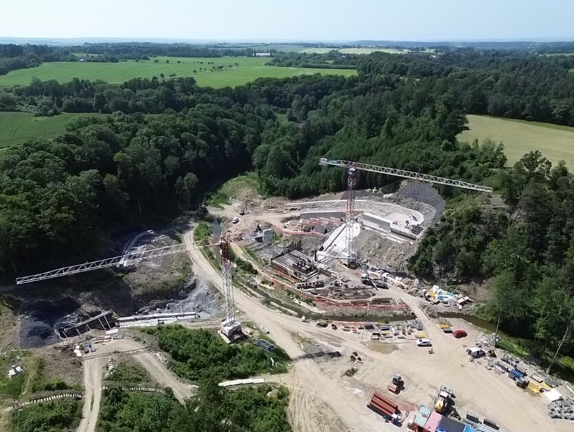 Budimex buduje największy zbiornik ‎przeciwpowodziowy w Czechach od lat 70.‎