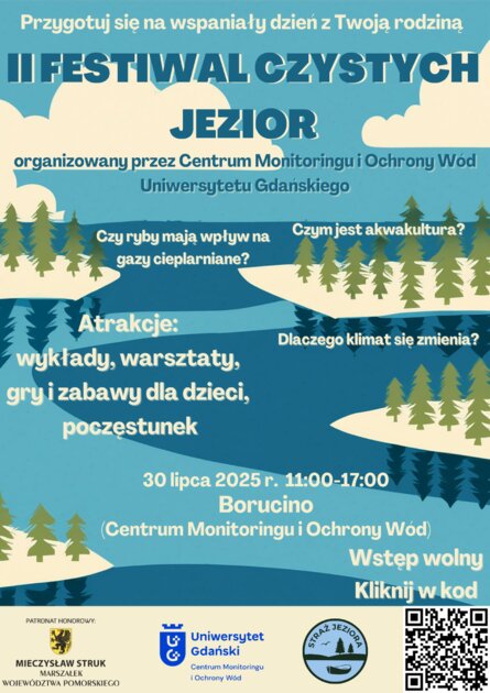 Zapraszamy na II Festiwal Czystych Jezior