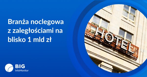 Mniejszy budżet na wypoczynek, a branża noclegowa z blisko miliardem złotych zaległości